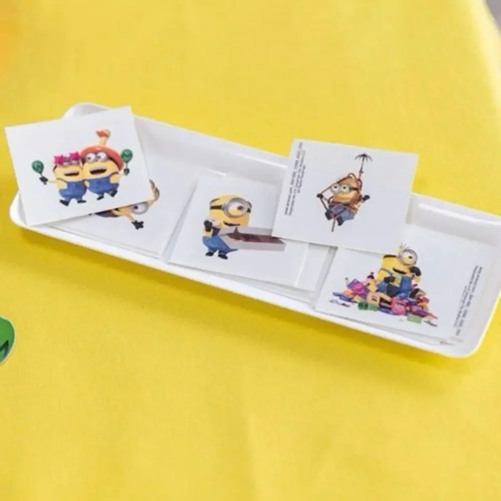 Minions Temporary Tattoos Lot party favors - Despicable Me 8 packs of 24 (192)